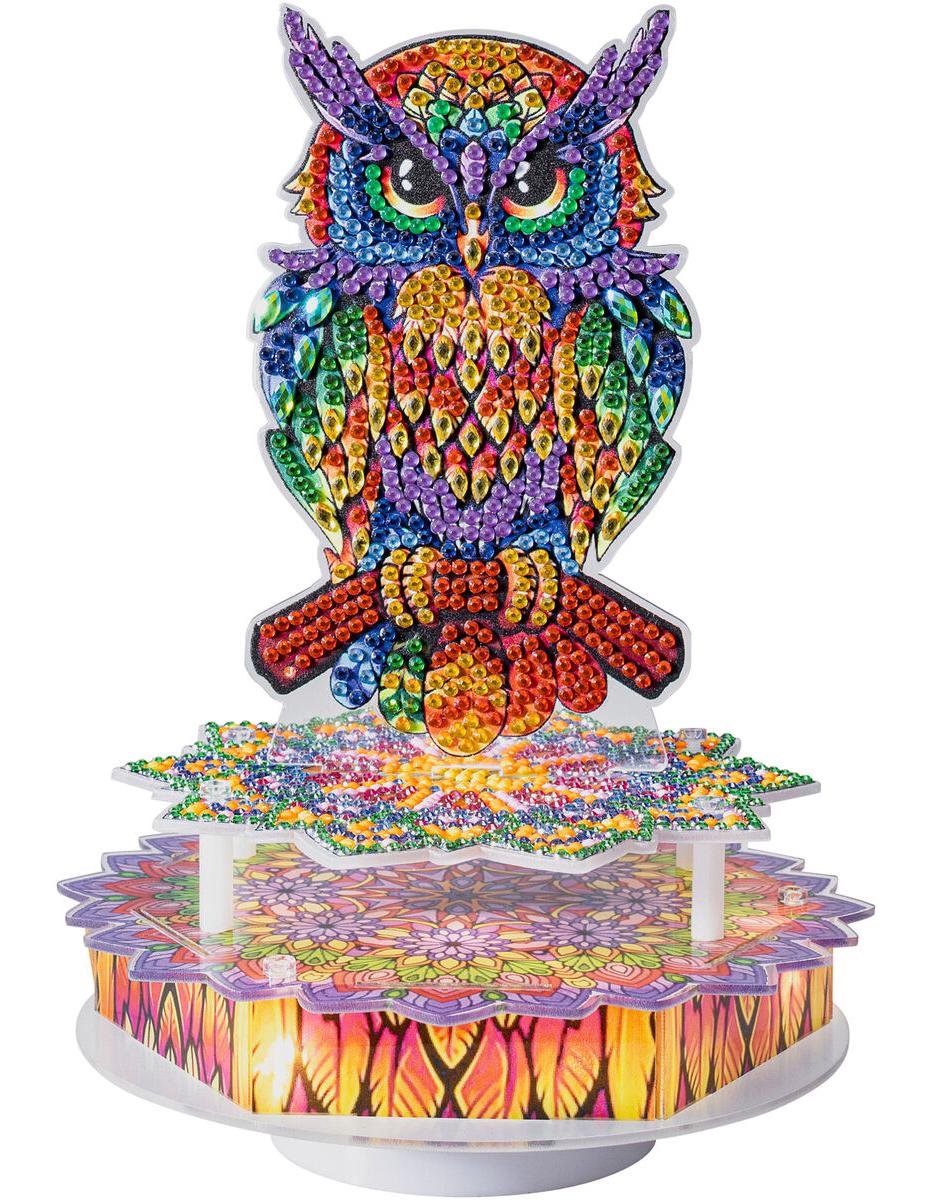 DIY Diamond Painting Spieluhr "Eule"