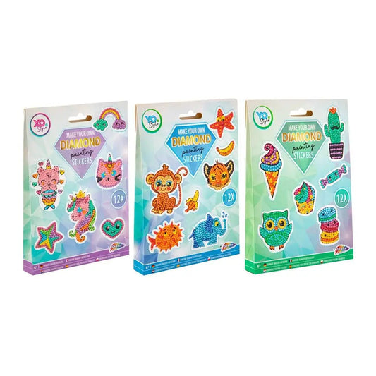 Diamond Painting Stickers 12 Stk. assortiert
