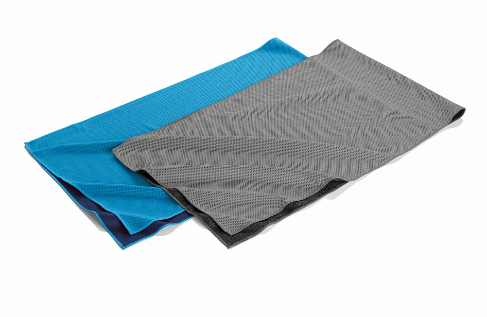Orbisana Kühlhandtuch 2er Set, blau/grau