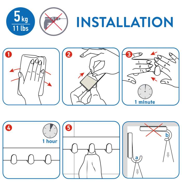 Tatkraft Handtuchhalter Fyra Edelstahl 2er Set - silber