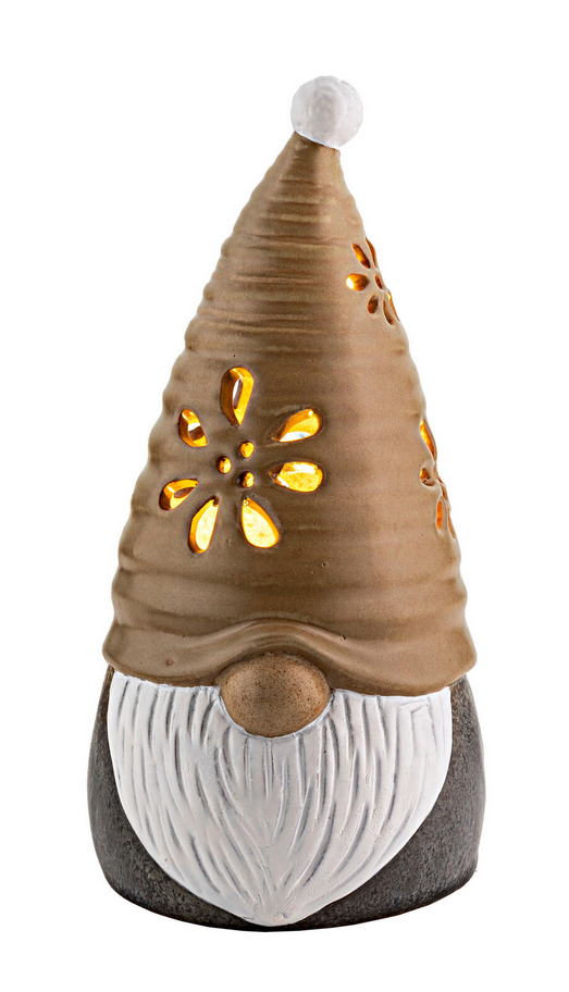 LED-Dekofigur Wichtel "Barba"