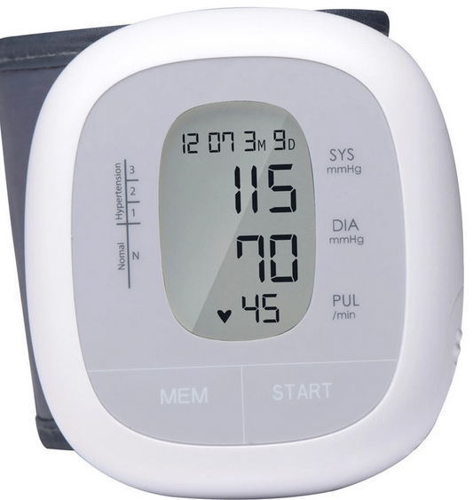 Blutdruck Messgerät für das Handgelenk