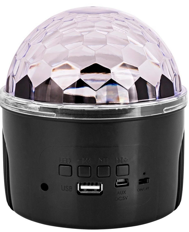 Lampe Discokugel mit Bluetooth-Lautsprecher
