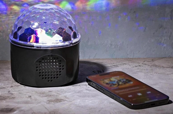 Lampe Discokugel mit Bluetooth-Lautsprecher