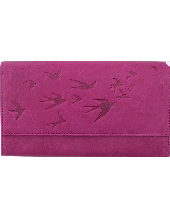 HJP Geldbörse Damen Schwalbe, magenta