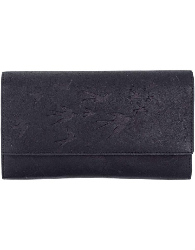 HJP Geldbörse Damen Schwalbe, schwarz