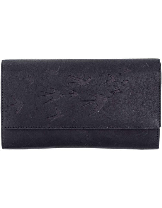 HJP Geldbörse Damen Schwalbe, schwarz