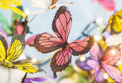 LED-Lichterkette "Schmetterlingszauber"
