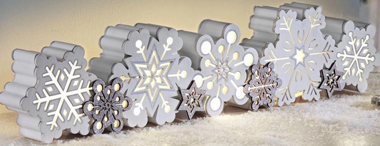 LED-Deko "Eiskristalle" 50 cm