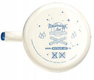 Emailletasse, 360ml. I'd Rather Be Fishi