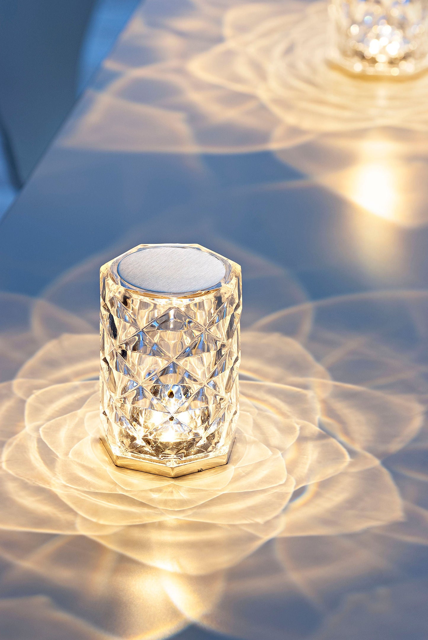 LED-Tischlampe "Crystal" mit Touchfunktion