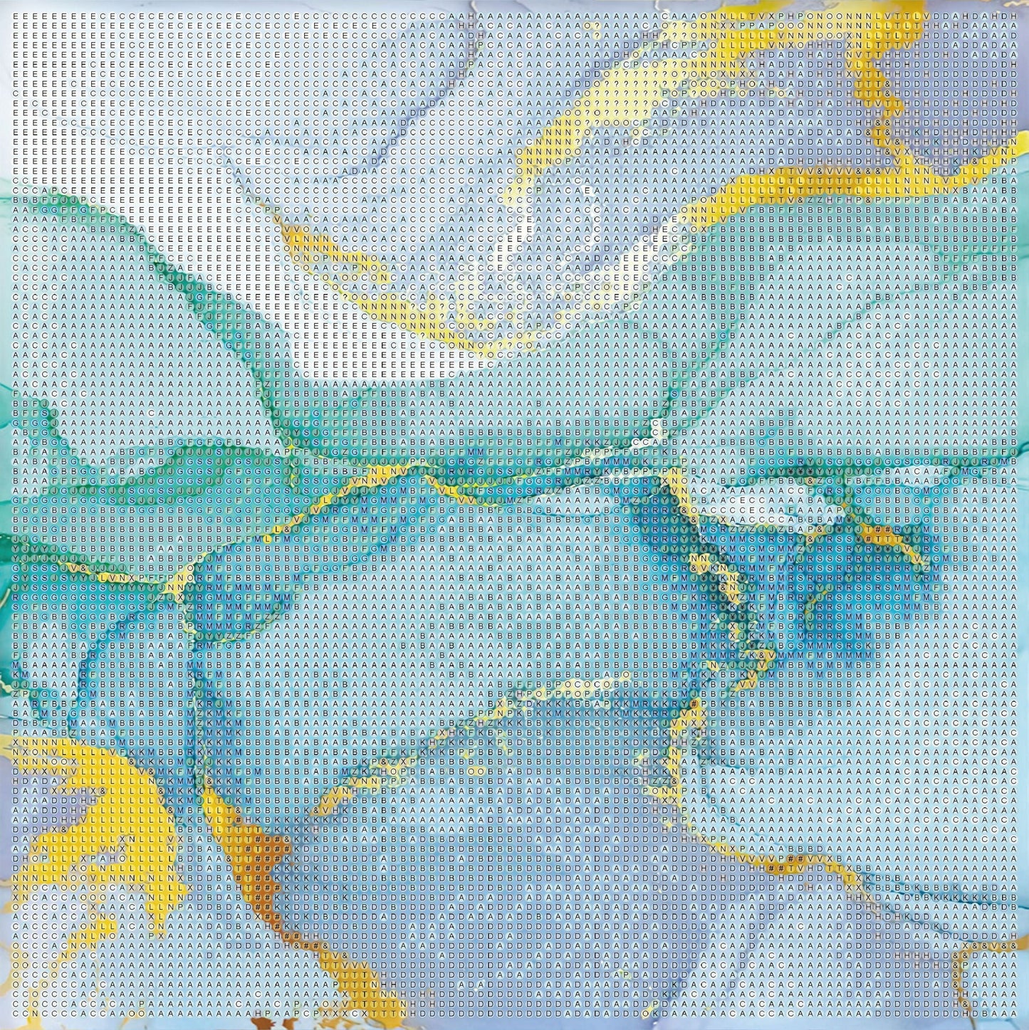 Diamond Painting "Marmor" 30 x 30 cm,  4er-Set