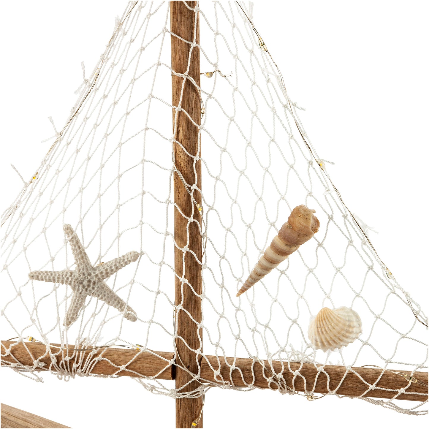 LED-Deko "Treibholzboot"