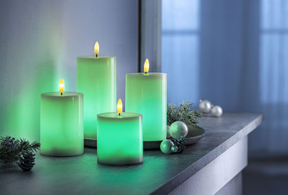 LED-Kerzen "Rainbow" 4er-Set