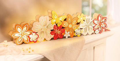 LED-Deko "Fiore" aus Holz