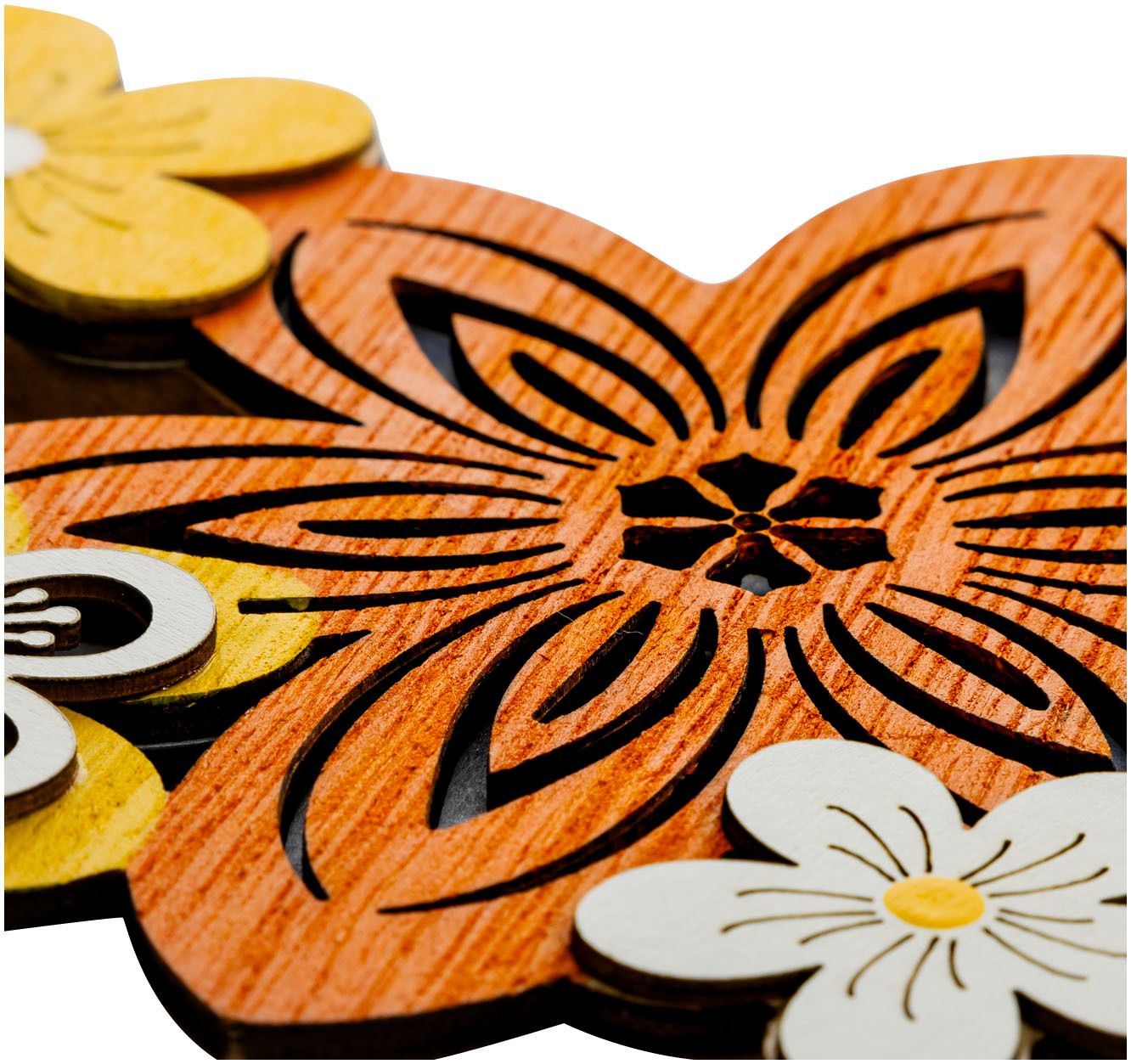 LED-Deko "Fiore" aus Holz