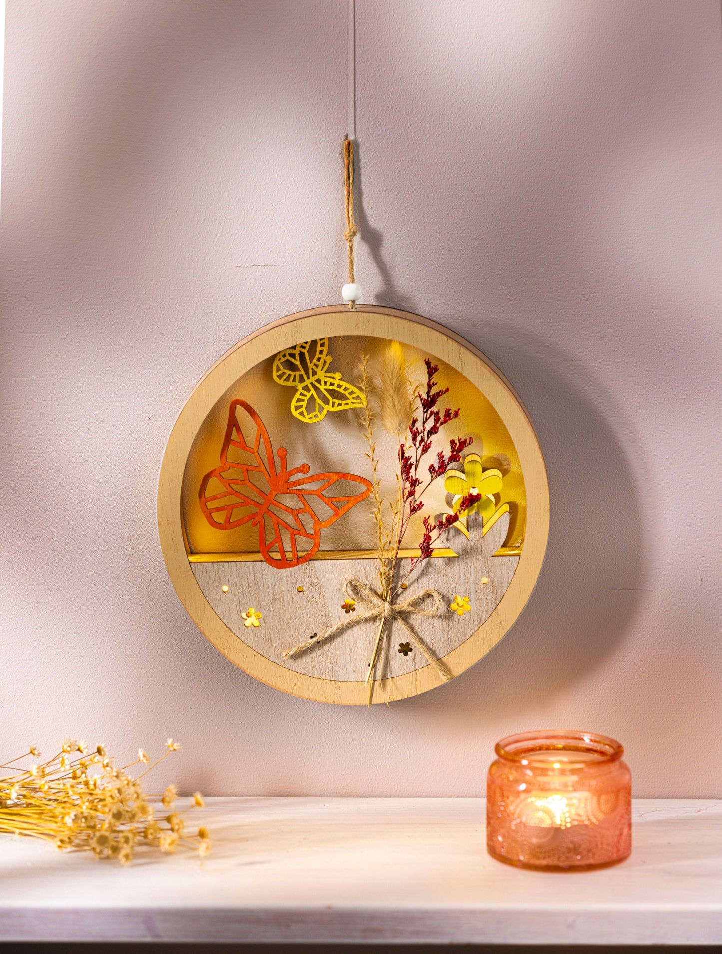 LED-Hängedeko "Schmetterling" 15 LEDs