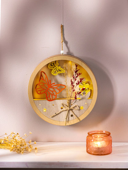 LED-Hängedeko "Schmetterling" 15 LEDs