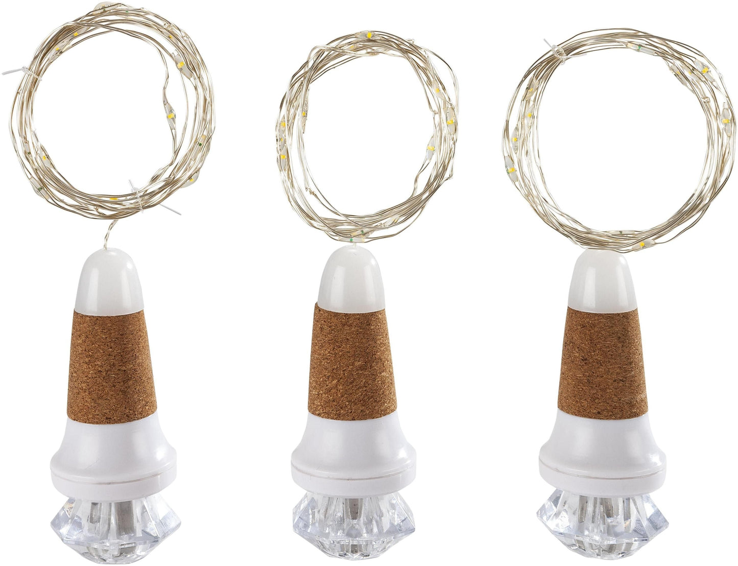 LED-Flaschenlicht 3er-Set