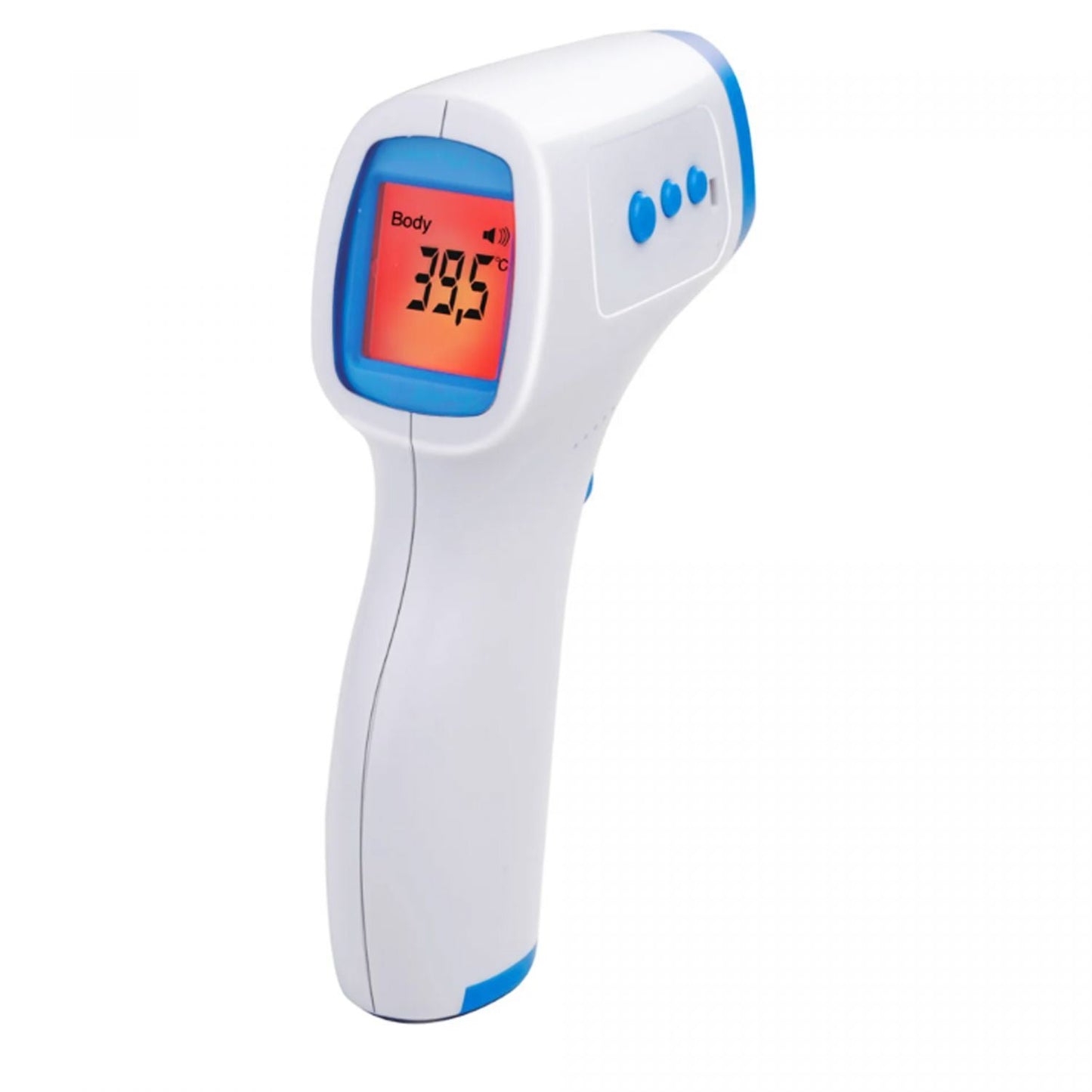 Infrarot-Thermometer (Farbe: weiss/blau)