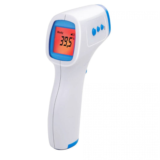 Infrarot-Thermometer (Farbe: weiss/blau)