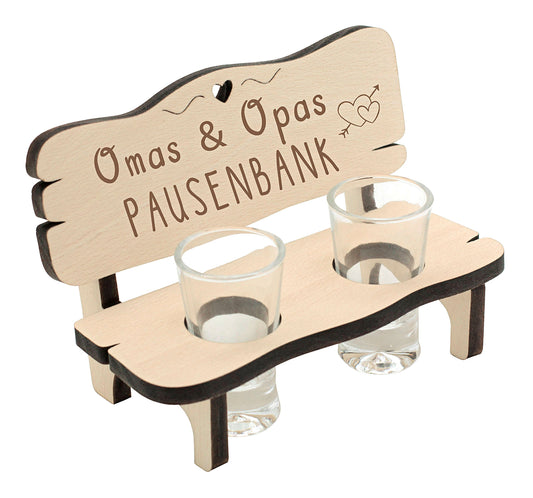 Schnapsbank "Omas & Opas Pausenbank"