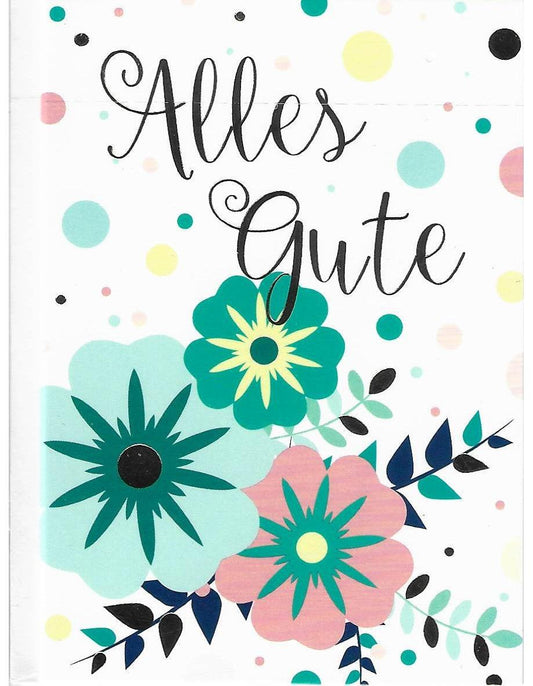 Glückwunschkarte "Alles Gute" A7