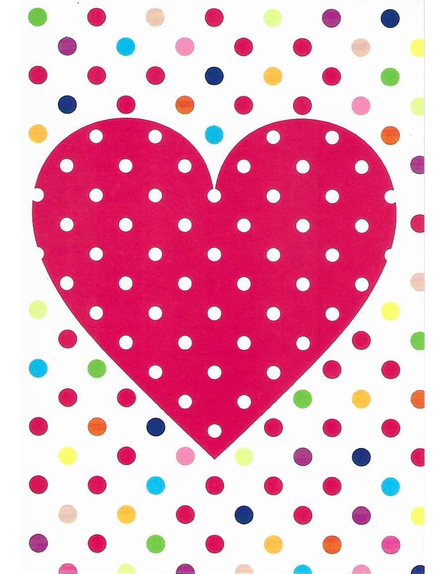 Glückwunschkarte "Herz" A7