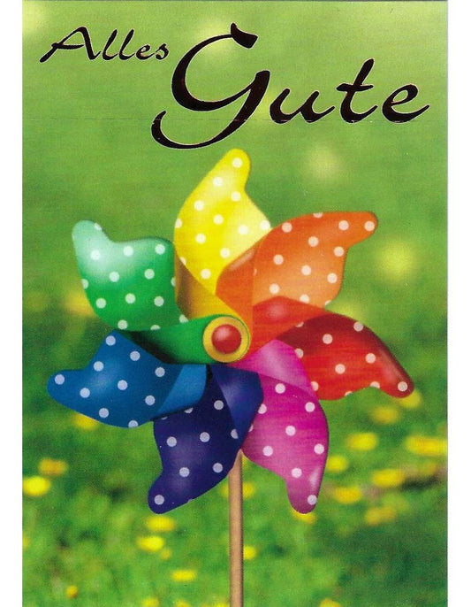 Glückwunschkarte "Alles Gute" A7