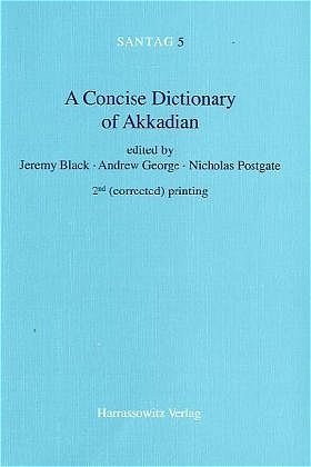 A Concise Dictionary of Akkadian (Jeremy Black)