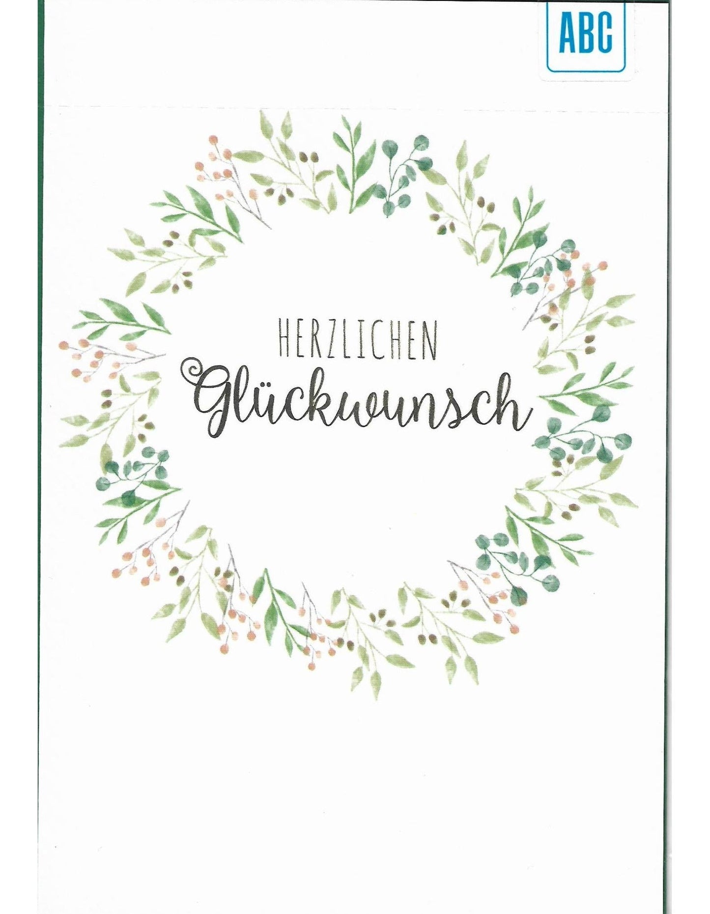 Glückwunschkarte "Herzlichen Glückwunsch" B6