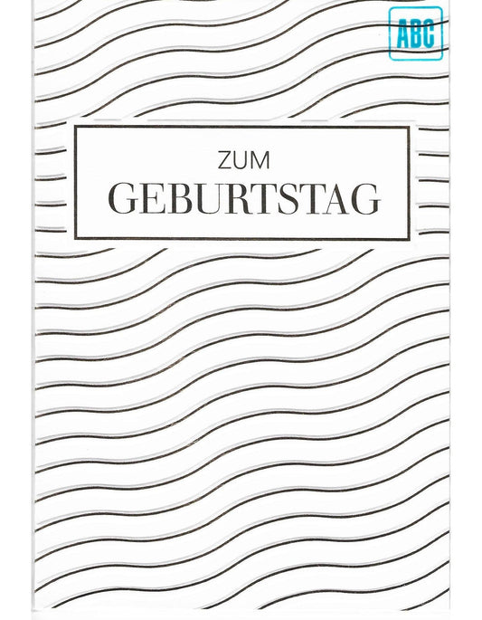 Glückwunschkarte "zum Geburtstag" B6
