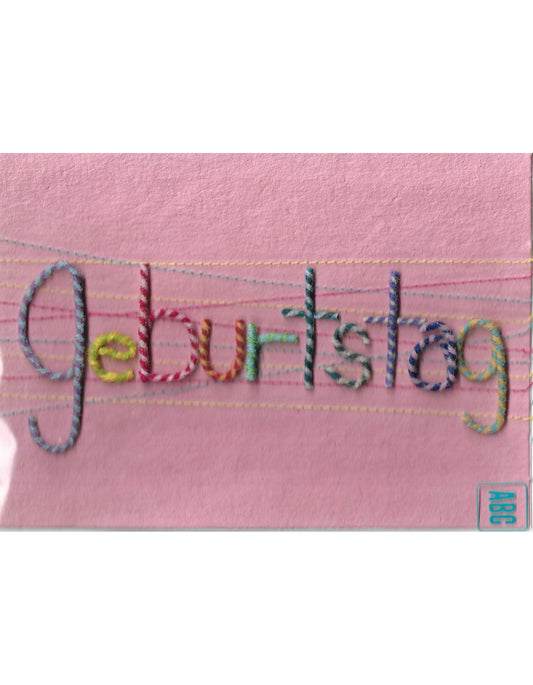 Glückwunschkarte "Geburtstag" B6