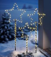 LED-Gartenstecker "Sternenglanz" 3er-Set