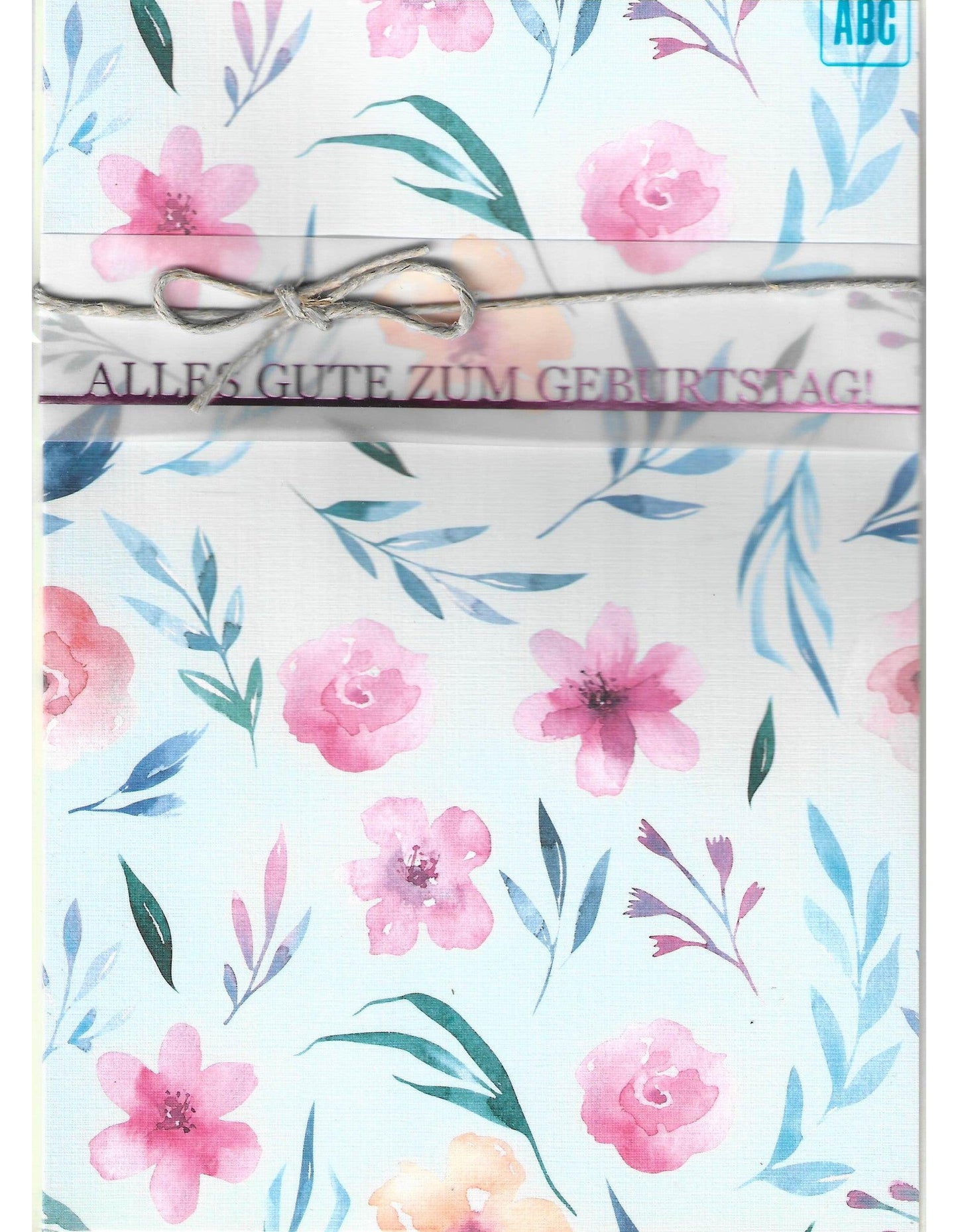 Glückwunschkarte "alles Gute zum Geburtstag" A5
