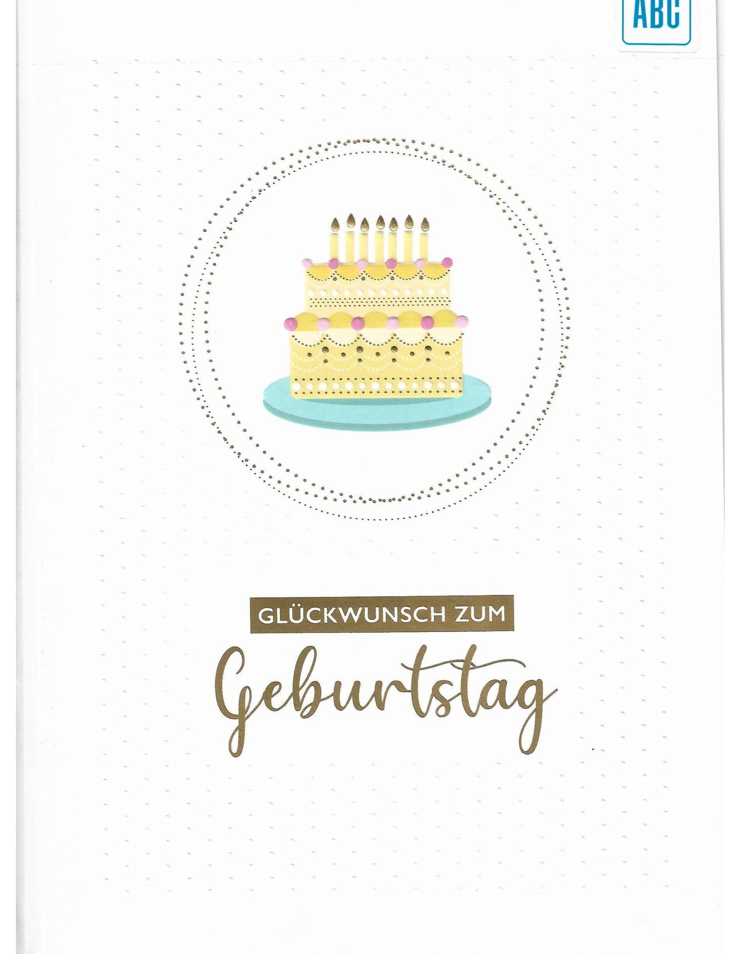 Glückwunschkarte "Glückwunsch zum Geburtstag" A5