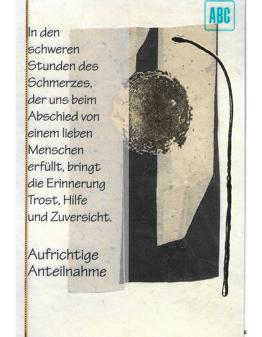 Aufrichtige Anteilnahme B6