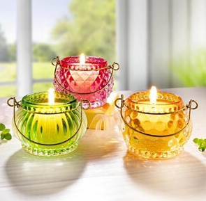 Duftkerzen im Glas "Spring" 3er-Set