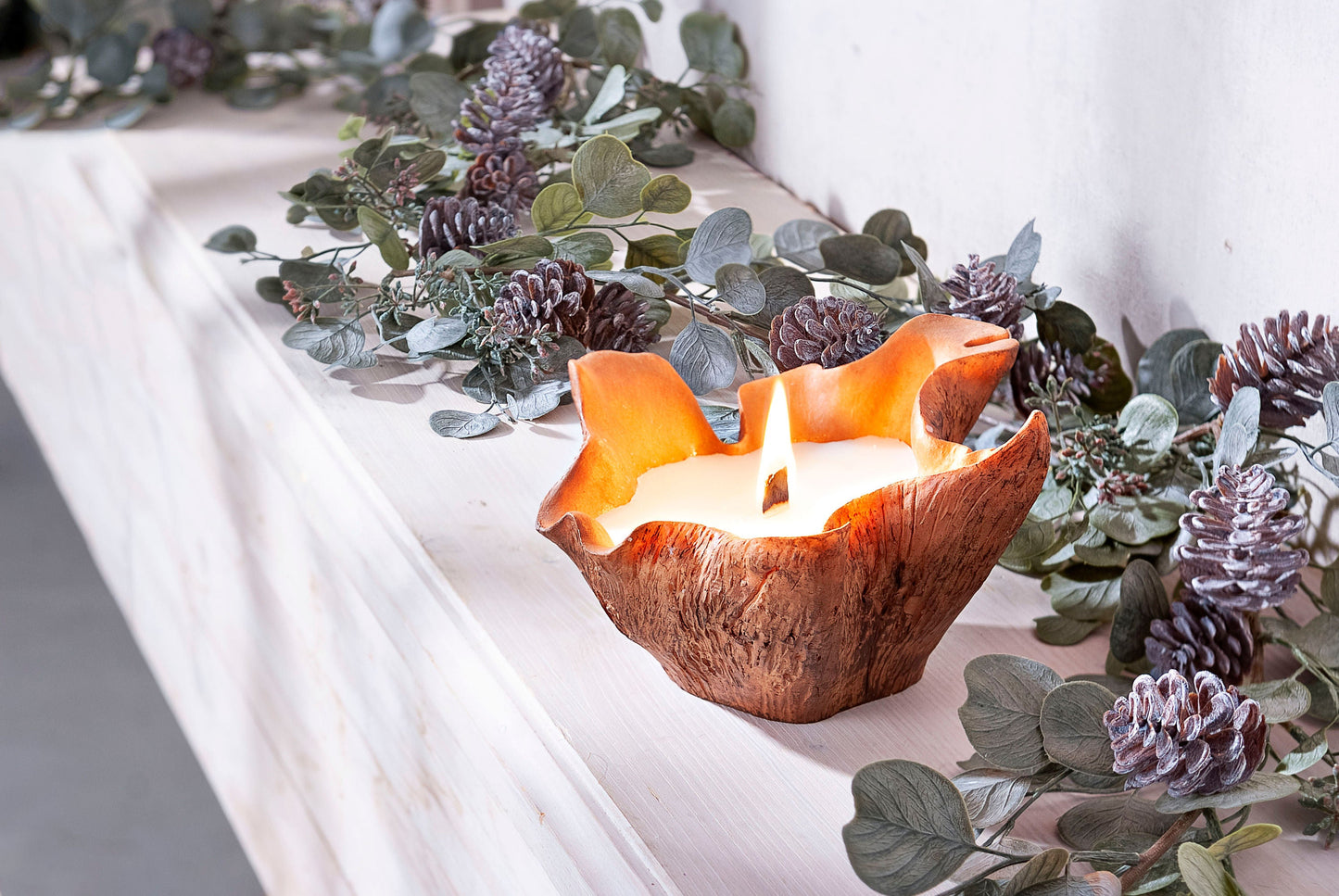 Knisterkerze mit Vanilleduft