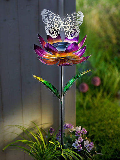 Solar-Gartenstecker "Butterfly " 94cm