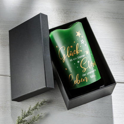 Geschenkset LED-Kerze Sternstunden