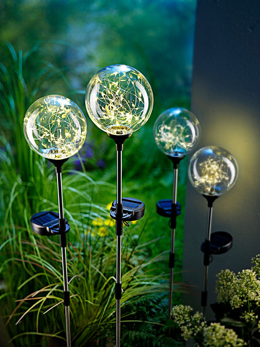 Solar-Gartenstecker "Pallina" 2er-Set