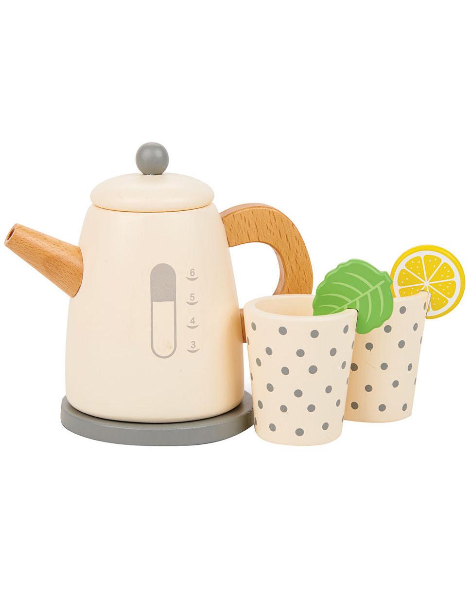 Küchen-Set WASSERKOCHER aus Holz