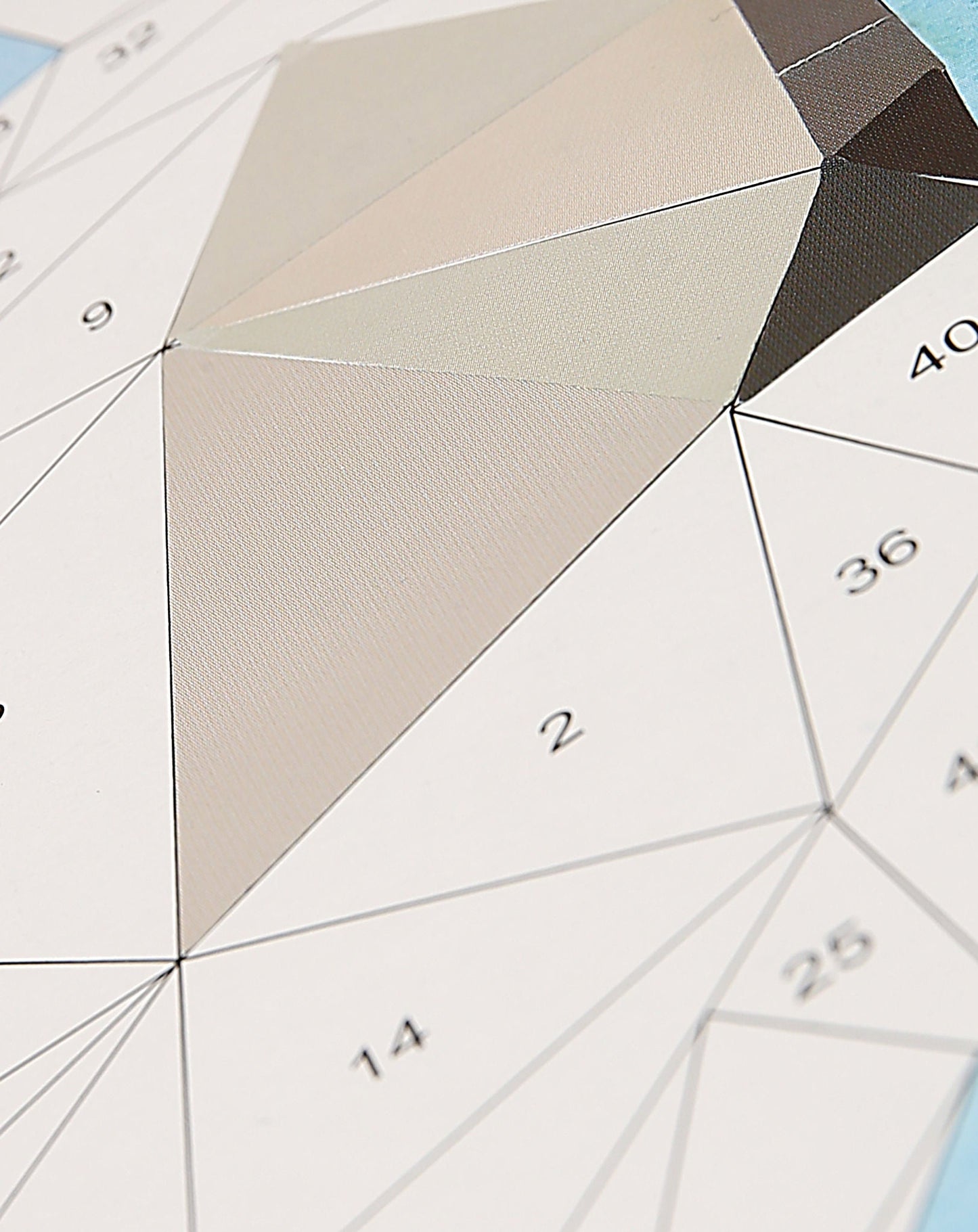 Mosaikbastelset Stickern nach Zahlen OZEAN