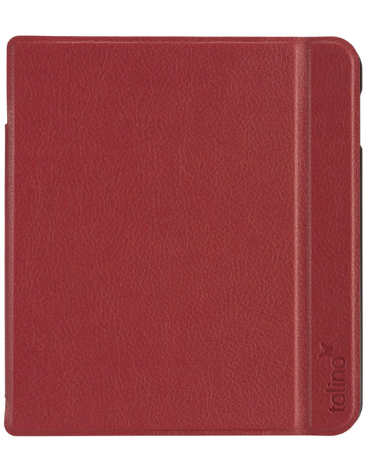tolino vision 6, Schutztasche in Lederoptik (Farbe:rot)