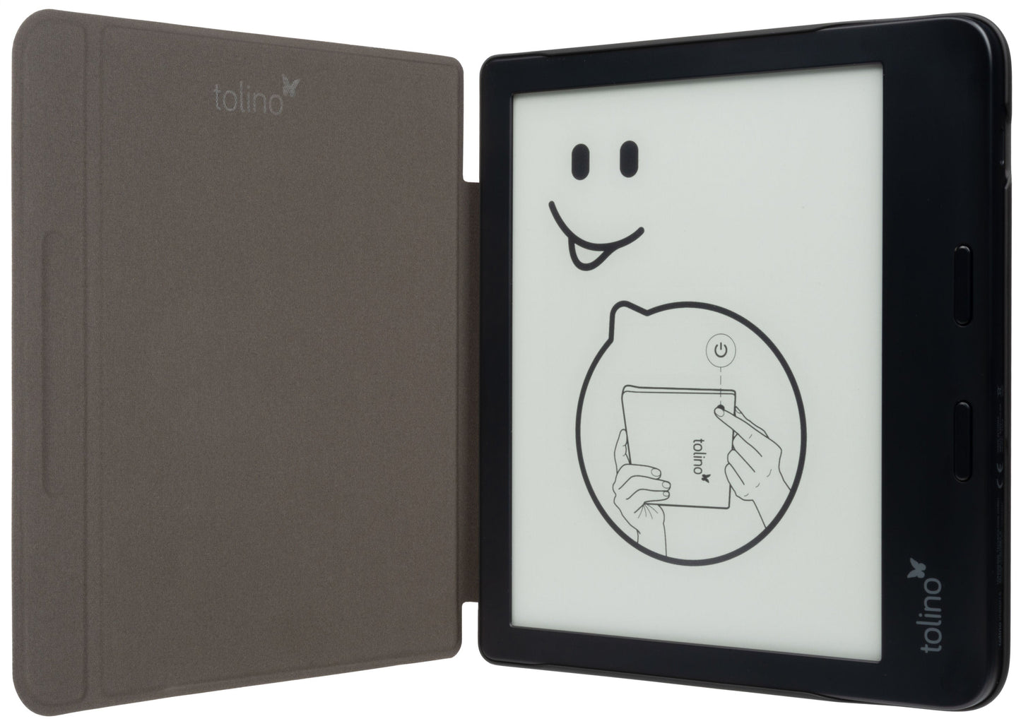 tolino vision 6, Schutztasche in Lederoptik (Farbe:rot)