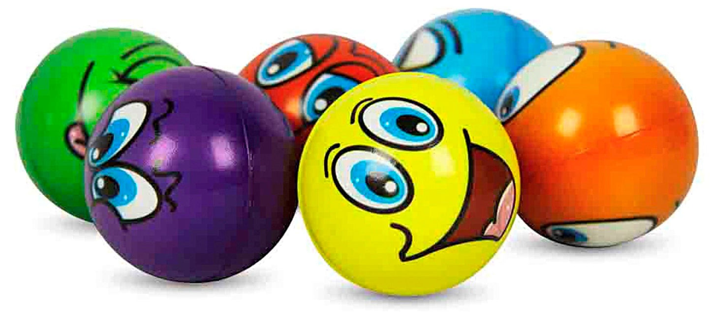 Anti-Stress-Bälle, 6er Set