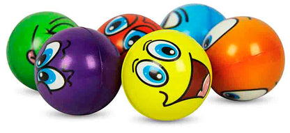 Anti-Stress-Bälle, 6er Set