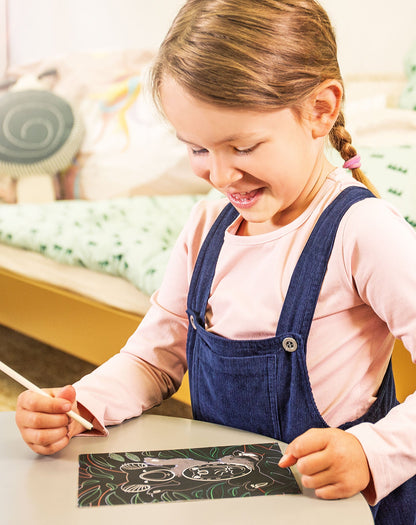 Kratzbilder REISE UM DIE WELT - TIERE 10-teilig