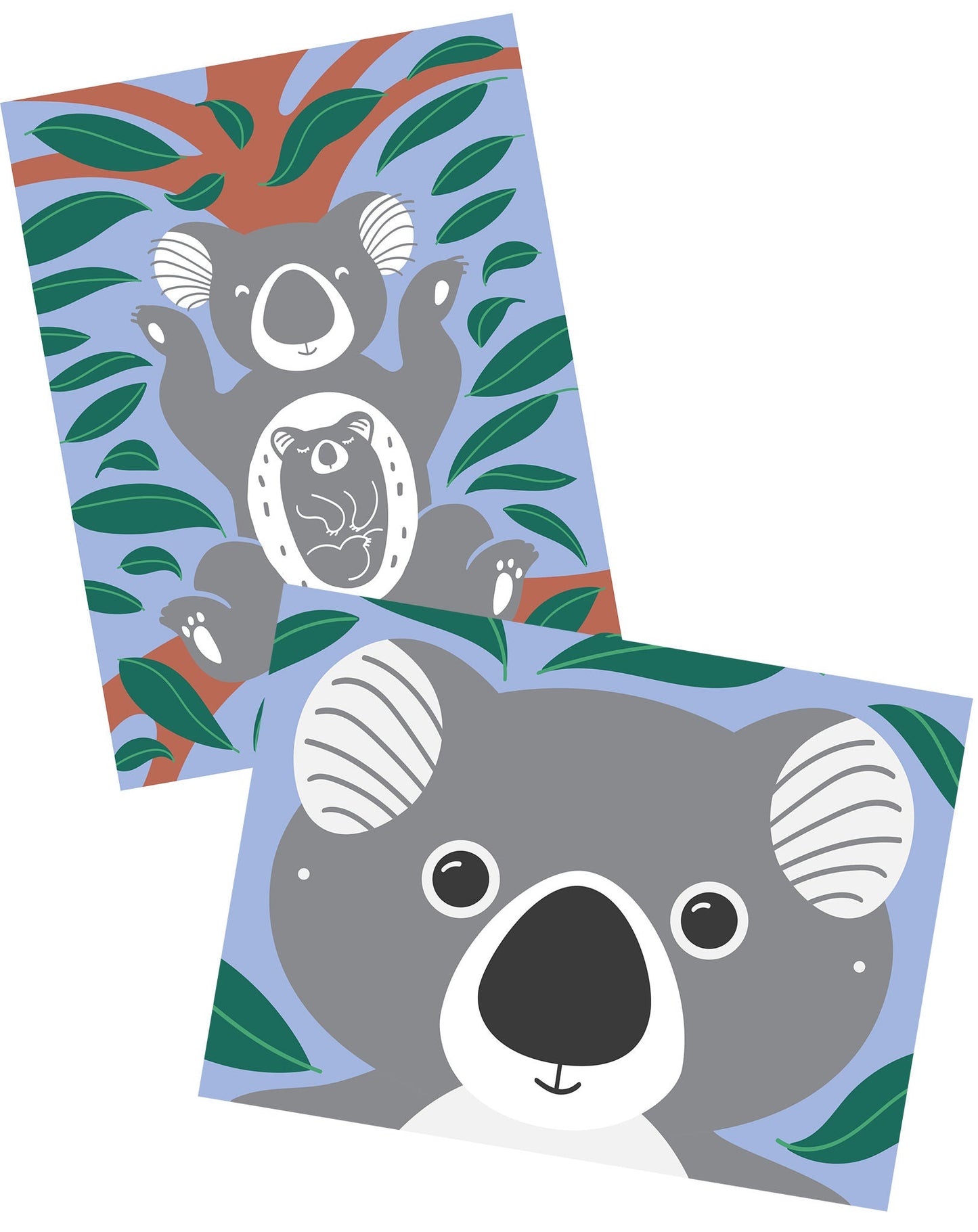 Kratzbilder REISE UM DIE WELT - TIERE 10-teilig